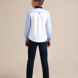 u.s. polo assn. Boys Colourblock Regular Fit Shirt image 3