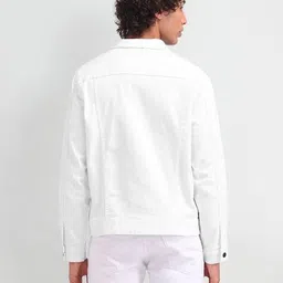 u.s. polo assn. Men Regular Fit Denim Jacket with Flap Pockets image 3