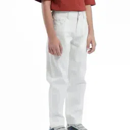 rare ones Boys High Rise Flexi Waist Trousers  image 3