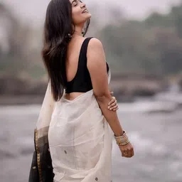 styleelite Women Pure Chanderi Cotton Silk Saree For Womens With Blouse Piece   image 3