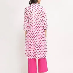 pink fort Women Polka-Dot Suit Set image 3