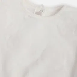 chicco Girls Round-Neck Loose Fit Sweatshirt image 3