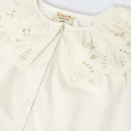 spunkies Girls Embroidered Fit & Flare Dress image 3