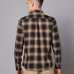 u.s. polo assn. Men Checked Tailored Fit Shirt with Patch Pocket image 3
