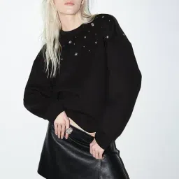 h&m Women Loose Fit Sweatshirt image 3