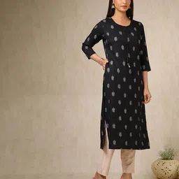 soch Women Straight Kurta image 3