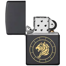 Zippo Leo Zodiac Sign Design Windproof Pocket Lighter image 3