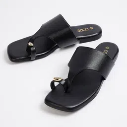 code by lifestyle Women Flat Sandals With PU Upper image 3