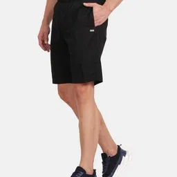 t-base Men Regular Fit Cotton Shorts with Insert Pockets image 3