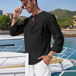 dapperfield Men Short Kurta image 3