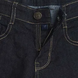 cantabil Straight Fit Jeans with 5-Pocket Styling  image 3