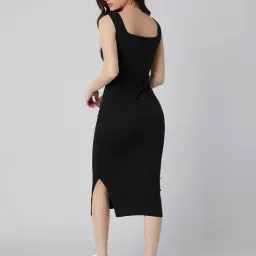 nalax designs Women Square-Neck Bodycon Dress image 3