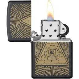 zippo Eye of Providence Design Windproof Pocket Lighter image 3