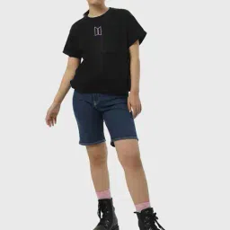 bewakoof Graphic Print Round-Neck T-Shirt image 3