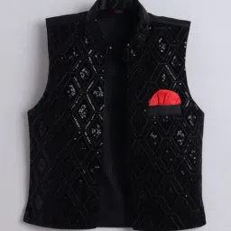 fourfolds Boys Embroidery Suit Set image 3