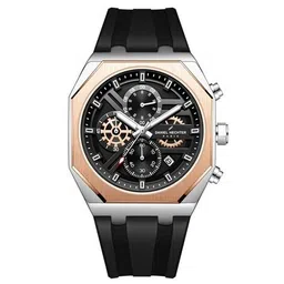 daniel hechter Men Chronograph Watch with Silicone Strap - DHM1007 image 3