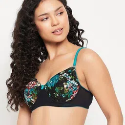 clovia Printed Padded Full-Coverage Non-Wired Bra image 3