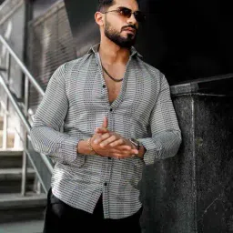 dmsf Men Self-design Regular Fit Shirt image 3