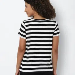 allen solly Striped Crew-Neck T-Shirt image 3