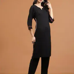 mbz.in by meena bazaar Women Straight Kurta Set image 3