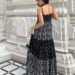 nyrika Women Floral Print Gown image 3