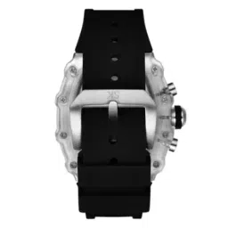 kenneth scott K25103-ZSBI Men Analogue Watch with Silicon Straps image 3