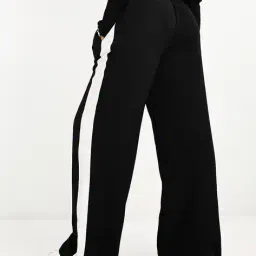 asos design Pull-On Trousers with Contrast Panel image 3