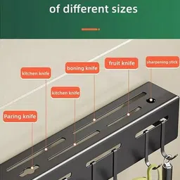 tony stark Stainless Steel Kitchen Floating Shelf image 3