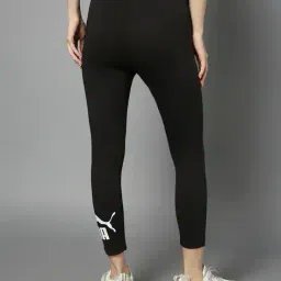 puma ESS Small No 1 Logo High-Waist Straight Leggings image 3