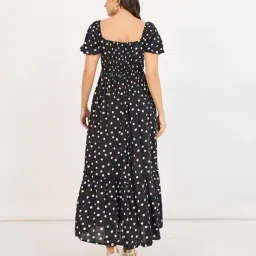styli Women Western Wear Polka-dot A-line Dress image 3