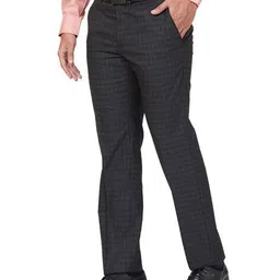park avenue Men Relaxed Fit Trousers image 3