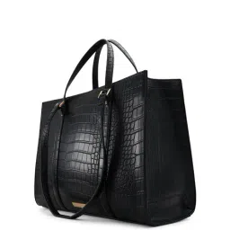 aldo Women Croc-Embossed Handbag with Detachable Strap image 3