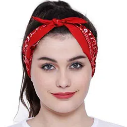 aadikart Unisex Pack of 4 Paisley Print Cotton Bandanas image 3