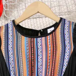 tior Girls Printed A-Line Dress image 3