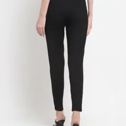 cantabil Solid Jeggings with Elastic Waist image 3