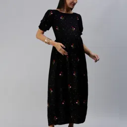 swishchick Women Embroidery A-line Dress image 3