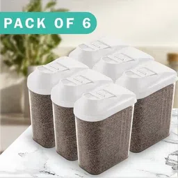 steelo Set Of 6 Kitchen & Grocery Storage Containers image 3