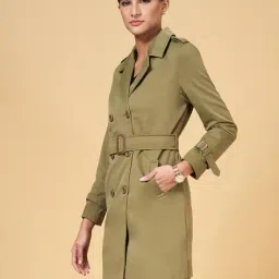 annabelle by pantaloons Women Trench Coat image 3