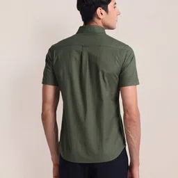 us polo assn. Men Tailored Fit Shirt with Patch Pocket image 3