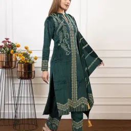 twenty me Women Self-design Kurta Set image 3