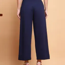 jakanary Women Relaxed Fit Pleated-Front Pants image 3