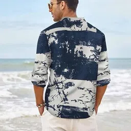 madhavista Men Pack Of 2 Regular Fit Short Mandarin Collar Kurta image 3