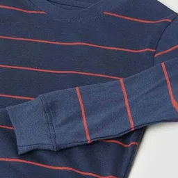 max Boys Cotton Stripe Printed T-Shirt image 3