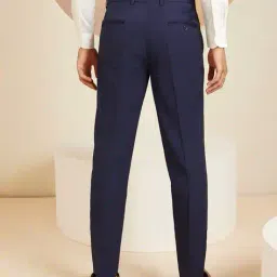buda jeans co Men Slim Fit Flat-Front Trousers image 3