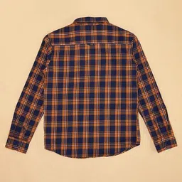 pantaloons junior Boys Checked Regular Fit Shirt image 3