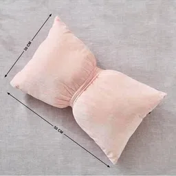 home centre Velvet Bow-Shaped Filled Cushion  image 3