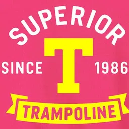trampoline Girls Typographic Print Relaxed Fit Sweatshirt image 3