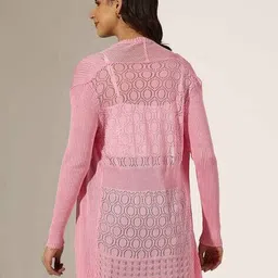 showoff Women Front-Open Regular Fit Shrug image 3