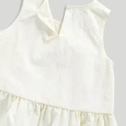 mothercare Girls Cotton Peplum Top with Pants Set image 3