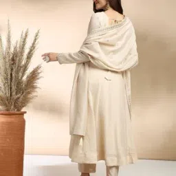 nyrika Women Embroidered Anarkali Kurta Set image 3